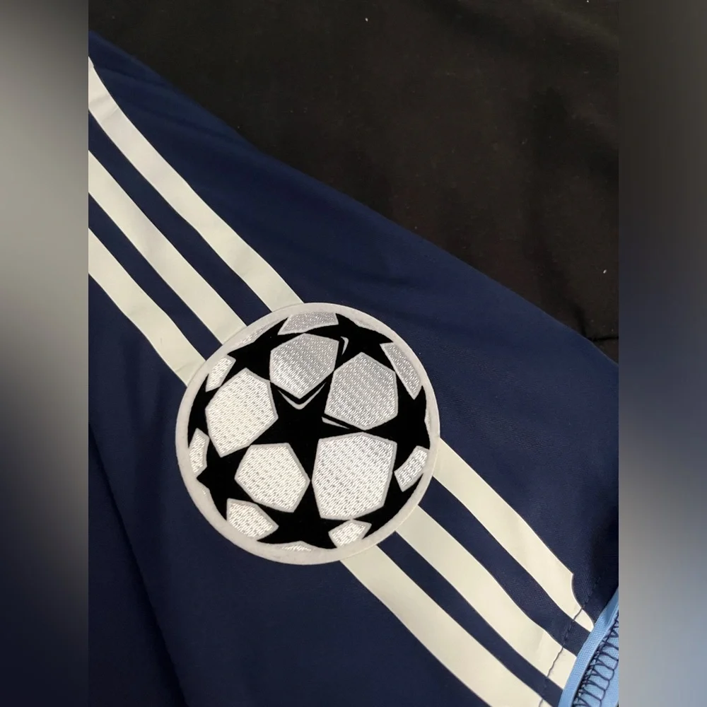 Zidane #5 Real Madrid Blue 2005/2006 retro soccer jersey UCL - Picture 5 of 6